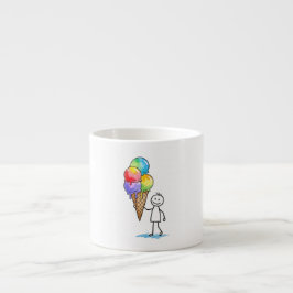 Taza De Espresso Emociones brillantes de Natasha Us