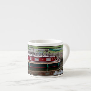 Taza De Espresso Erie Canal barco espresso mug