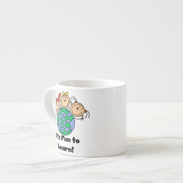 Taza De Espresso Es Divertido Aprender (Izquierda)