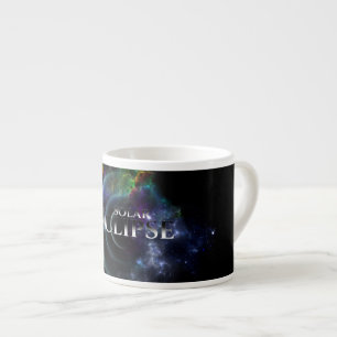Taza De Espresso Escapada de arte fractal de eclipse solar