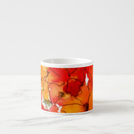 Taza De Espresso Escarlet y Naranja Wallflowers Espresso Mug