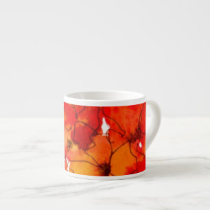 Taza De Espresso Escarlet y Naranja Wallflowers Espresso Mug