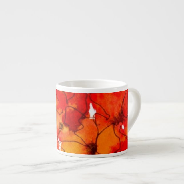 Taza De Espresso Escarlet y Naranja Wallflowers Espresso Mug (Derecha)