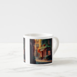Taza De Espresso Escena francesa Espresso Mug