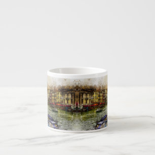 Taza De Espresso Escenario del Canal de Venecia