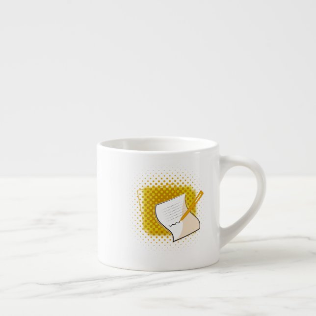 Taza De Espresso Escribiendo a Lover (Derecha)