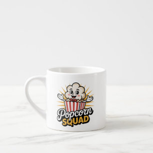 Taza De Espresso Escuadrón de palomitas