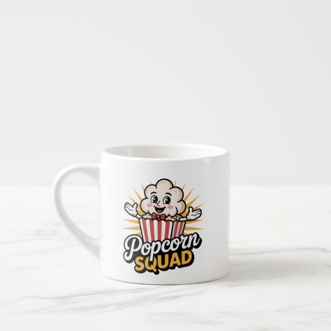 Taza De Espresso Escuadrón de palomitas (Izquierda)