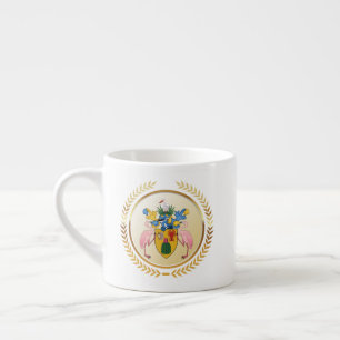 Taza De Espresso Escudo de armas de las Islas Turcas y Caicos