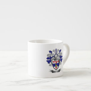 Taza De Espresso Escudo de armas del escudo de la familia de