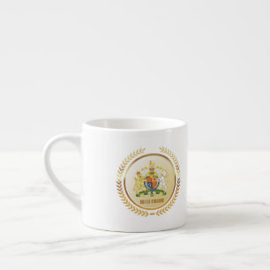 Taza De Espresso Escudo De Armas Del Reino Unido
