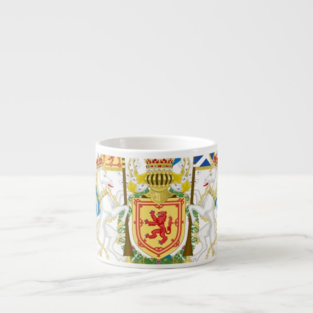 Taza De Espresso Escudo de armas escocés (Frente)