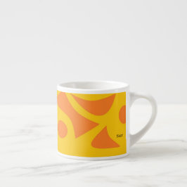 Taza De Espresso Especialidad Mug: Abstracto a flote