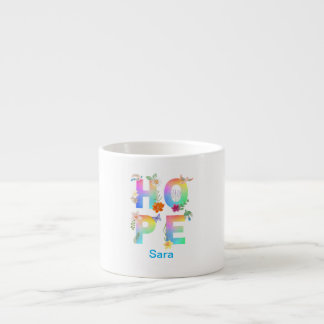 Taza De Espresso Esperanza Inspiradora artística positiva motivacio