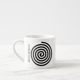 Taza De Espresso Espiral de espíritu