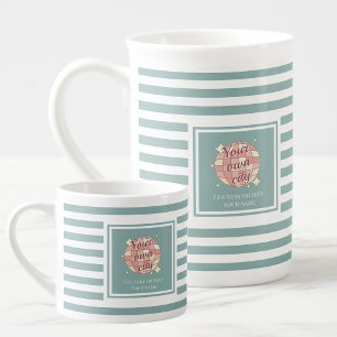 Taza De Espresso Espresso café mug ciudad nombre souvenir