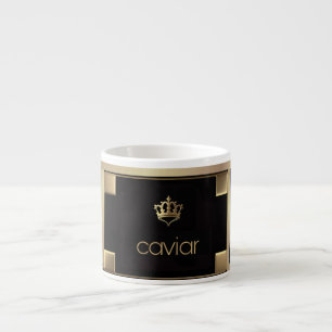 Taza De Espresso Espresso/Caviar real/Mug especial