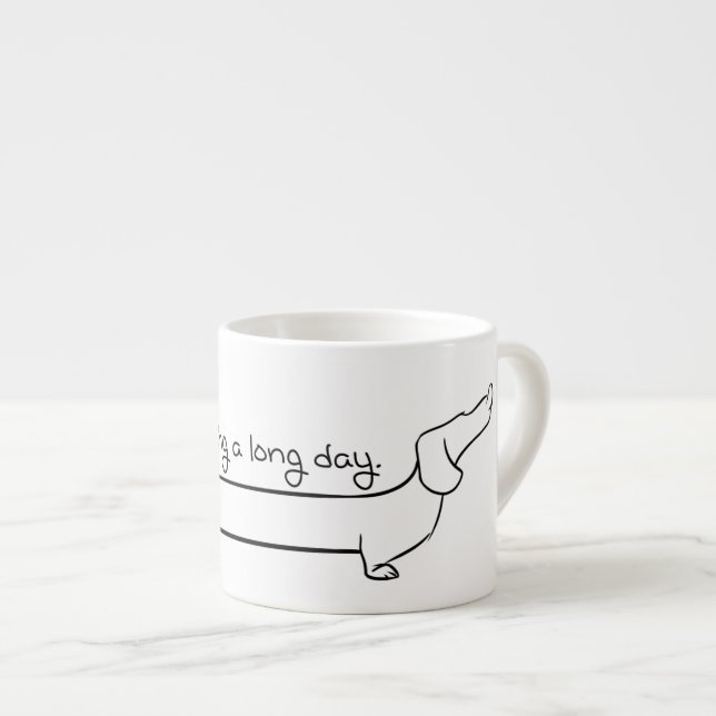Taza De Espresso Espresso Dachshund Mug (Derecha)