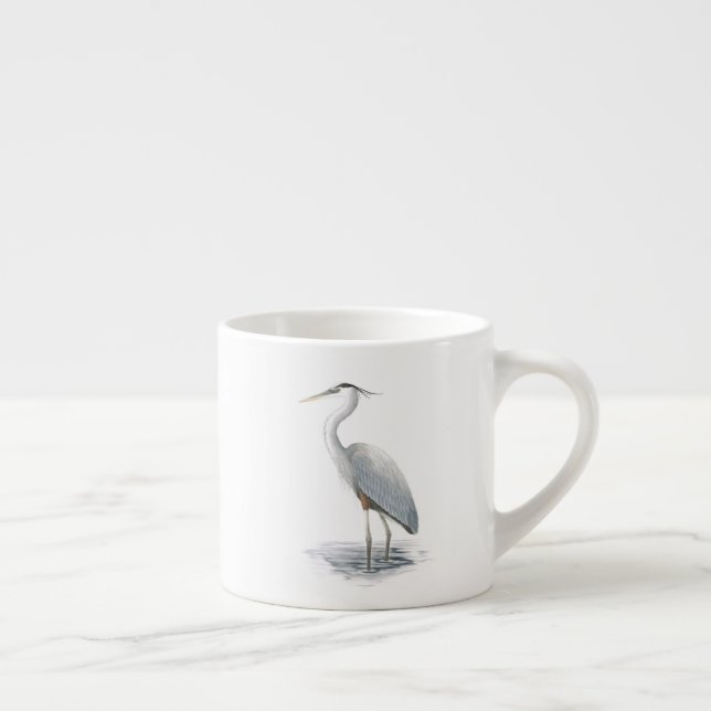 Taza De Espresso Espresso de la garganta azul (Derecha)