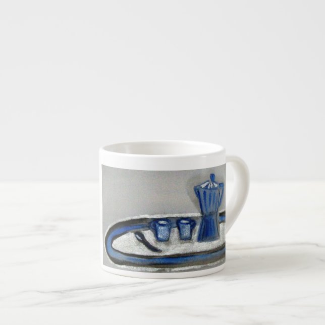Taza De Espresso ...espresso de noviembre...arte de Jutta Gabriel.. (Derecha)