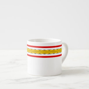 Taza De Espresso Espresso de taparo de borde de banda español