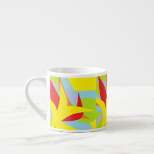 Taza De Espresso Espresso Mug: alegría de la primavera