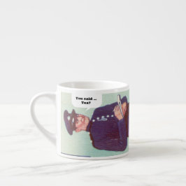 Taza De Espresso Espresso Mug "Club del Crimen"