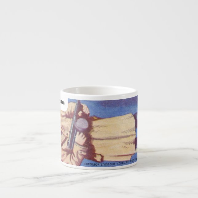 Taza De Espresso Espresso Mug "Club del Crimen" (Frente)