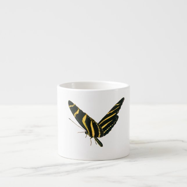 Taza De Espresso ESPRESSO Mug CON MARIPOSA (Frente)