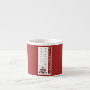 Taza De Espresso Espresso Mug: "Contador con Café"
