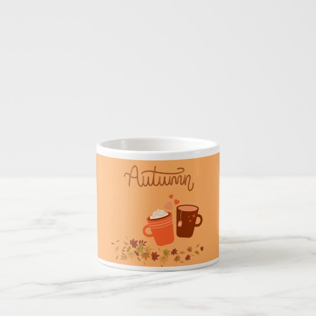Taza De Espresso Espresso Mug de otoño (Frente)