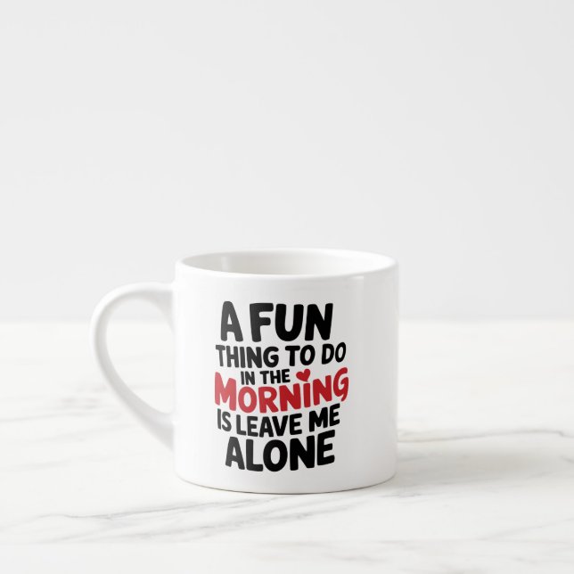Taza De Espresso Espresso mug - Leave me Alone (Izquierda)