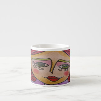 Taza De Espresso Espresso Mug (Mujer caprichosa - 03)