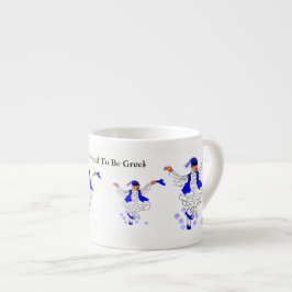 Taza De Espresso Espresso Mug orgulloso de ser griego