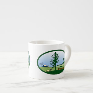 Taza De Espresso Espresso Mug Pastoral