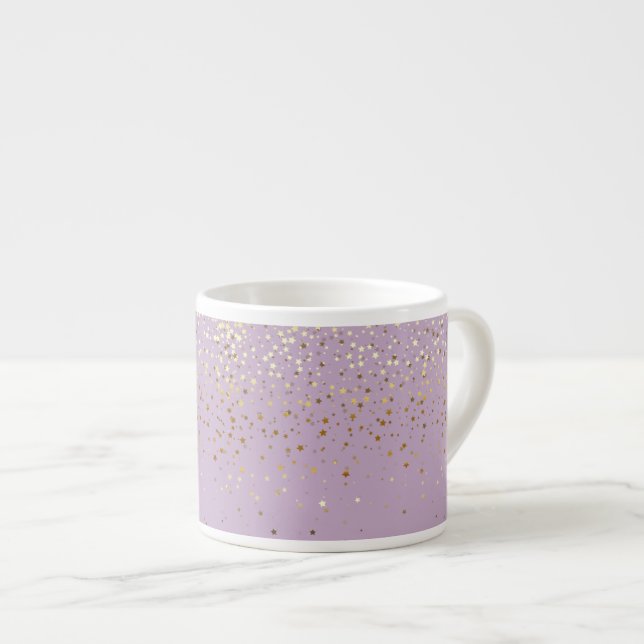 Taza De Espresso Espresso Mug-Petite Golden Stars-LAVNDR (Derecha)