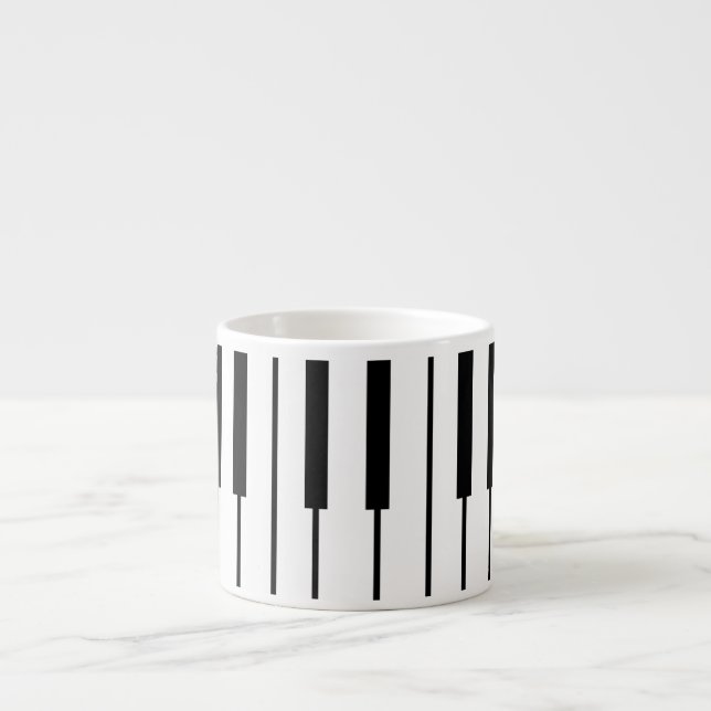 Taza De Espresso Espresso-Tasse Klavier Musik (Frente)