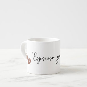Taza De Espresso "Espresso tú mismo"