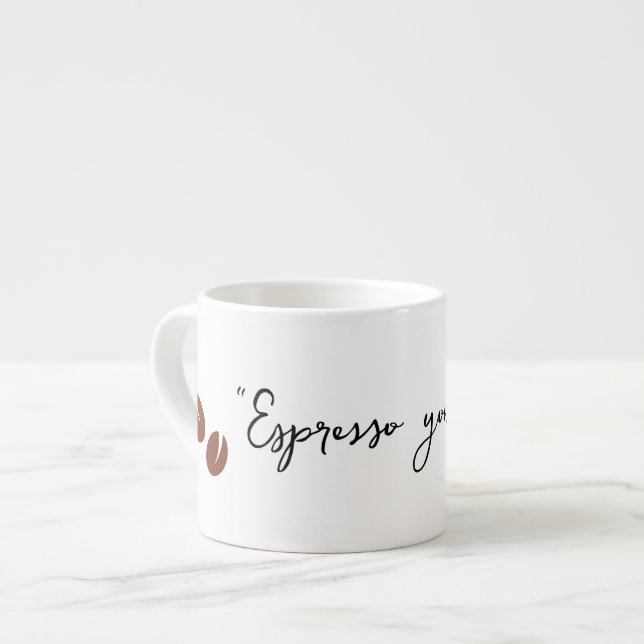 Taza De Espresso "Espresso tú mismo" (Izquierda)
