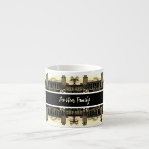 Taza De Espresso Estación de ferrocarril central de Bagdad Irak Vin