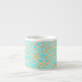 Taza De Espresso Estampa occidental del cielo de cuero de vaca