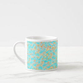 Taza De Espresso Estampa occidental del cielo de cuero de vaca