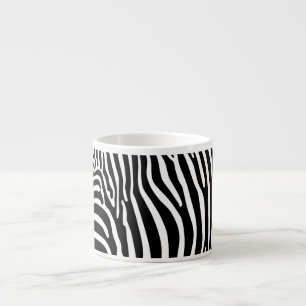 Taza De Espresso Estampado Animal Cebra