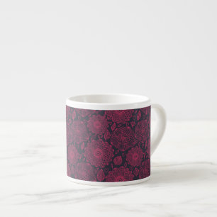 Taza De Espresso Estampado de flores 5