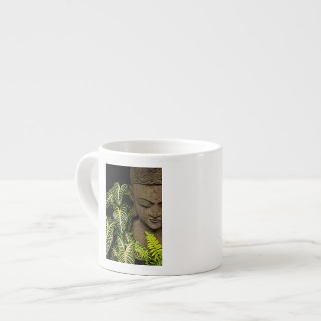 Taza De Espresso Estatua en un jardín: Chiang Mai, Tailandia (Izquierda)