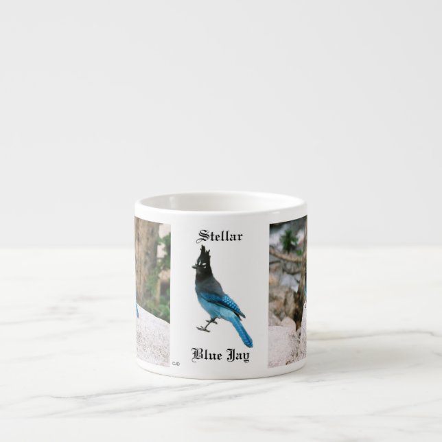 Taza De Espresso Estelar Blue Jay espresso mug (Frente)