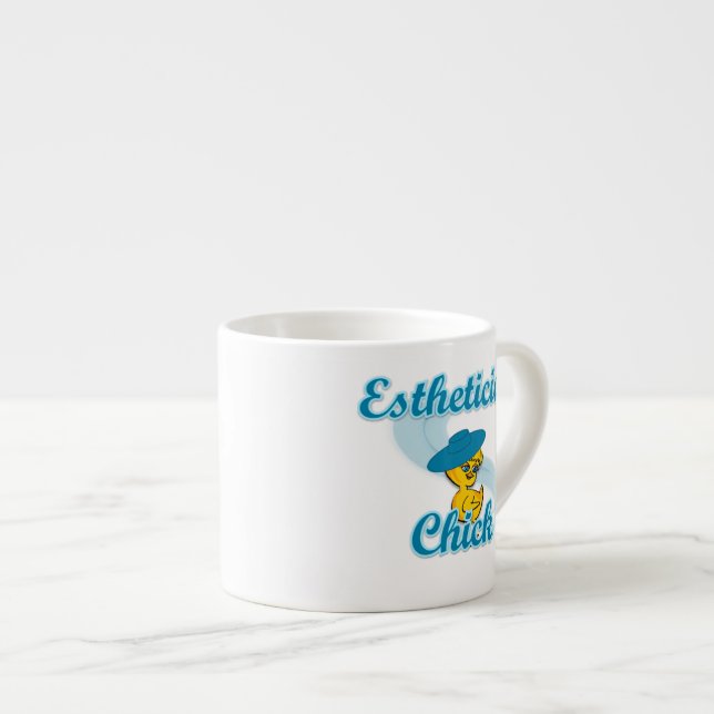 Taza De Espresso Esteticista Chick #3 (Derecha)