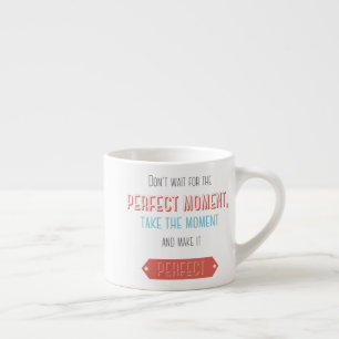 Taza De Espresso Estilo retro tipográfico motivacional