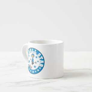 Taza De Espresso Estrella de Fútbol