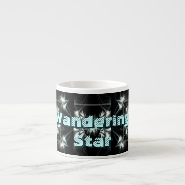 Taza De Espresso Estrella de Wandering (Frente)